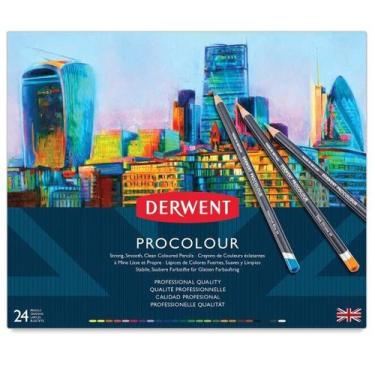 Imagem de Lápis de Cor Derwent Procolour 024 Cores 2302506
