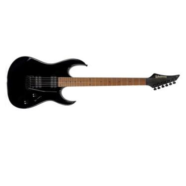 Imagem de Guitarra waldman super strato wigr120 bk black