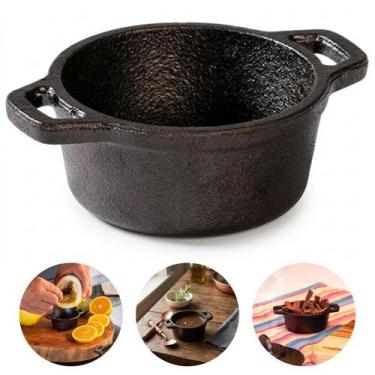 Imagem de Molheira De Ferro 110ml Barbecue 8cm Santana - Fundição Santana