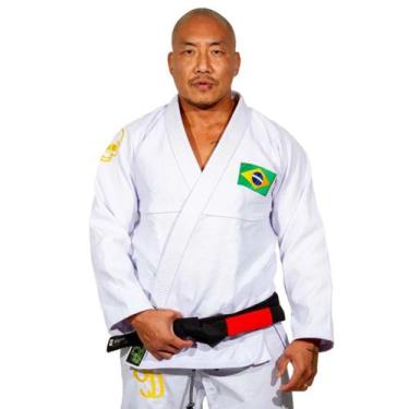 Imagem de Kimono de Jiu Jitsu KVRA Brasileiro Branco A2