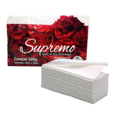 Imagem de Papel Toalha Interfolha Branco 100% Virgem 25G Supremo