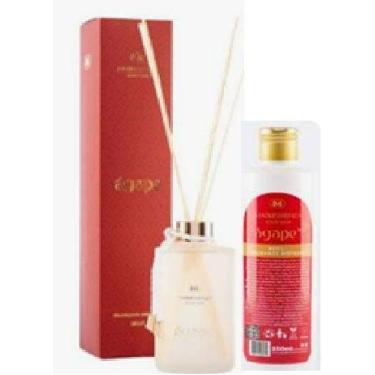 Imagem de Kit Aromatizador Difusor + Refil Agape 250 ml Madressenza