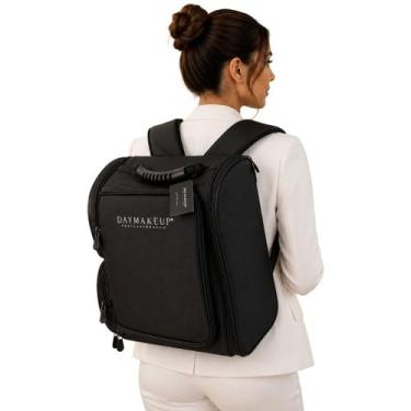 Imagem de Mochila Organizadora Maquiagem Profissional Nylon Daymakeup