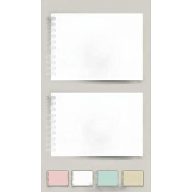 Imagem de Caderno Álbum Scrapbook 25 Folhas Brancas Wire-o Dourado - Congratulat