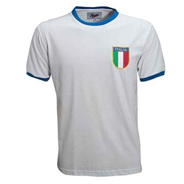 Imagem de Camisa Itália 1960 Liga Retrô Branca M