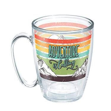 Imagem de Tervis Copo isolado Made in USA com parede dupla Adventure is Calling, mantém as bebidas frias e quentes, caneca de 473 ml – sem tampa, transparente