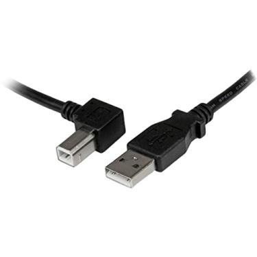 Imagem de StarTech. Com 3m Cabo USB 2.0 A para Ângulo Esquerdo B - Cabo de Impressora USB de 3 m - Cabo USB B de Ângulo Esquerdo - 1x USB A (M), 1x USB B (M) (USBAB3ML)