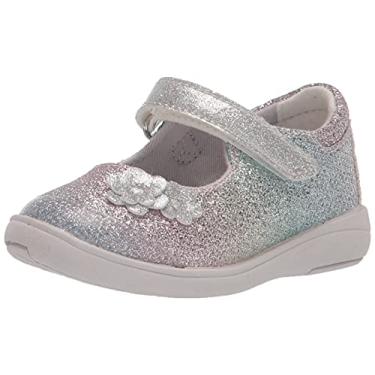 Imagem de Stride Rite Sapatilha infantil unissex Holly Mary Jane, Multi, 4 Wide Toddler