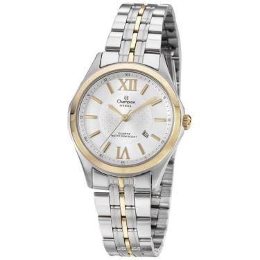 Imagem de Relógio Champion Feminino - Cs28209s Clássico Bicolor