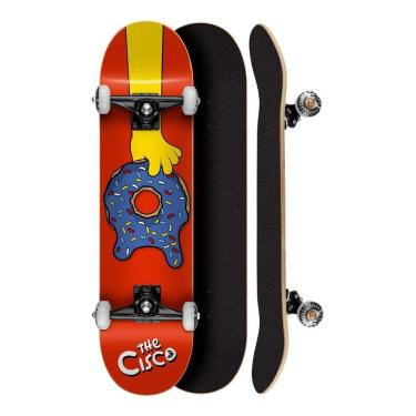 Imagem de Skate Montado Cisco Profissional Serie The Cisco Dunuts Red 8.0 - Abec 5