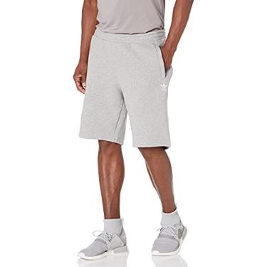 Imagem de adidas Originals Short masculino Trefoil Essentials, Cinza médio mesclado, GG
