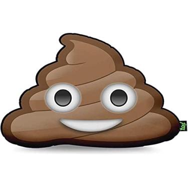 Imagem de Almofada Emoticon - Emoji Cocozinho Poop, Yaay, Multicor, 40 x 40 cm