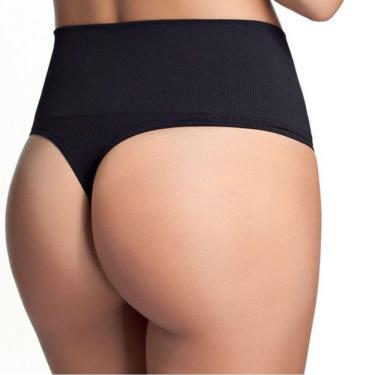 Imagem de Calcinha Modeladora Fio Dental Sem Costura Loba Lupo Ref. 41010