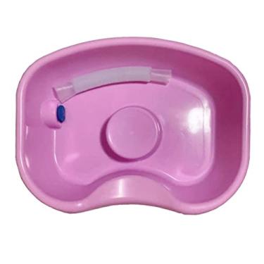 Imagem de segolike Descanso de pescoço na bacia do xampu para cama, bandeja de lavagem de cabelo para pia em casa, equipamento de salão para cabeleireiros, tigela de xampu portátil, lavatório