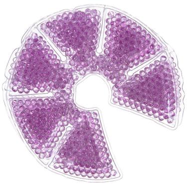 Imagem de Compressa Térmica Para Seios Em Gel Para Amamentação Formato Anatômico 2 Unidades Buba