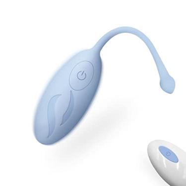 Imagem de Mini Vibrador Ovo Com Controle Remoto Sem Fio Brinquedos Sexuais Feminino Estimulador Ponto G e Clitóris 12 Frequências Zatla