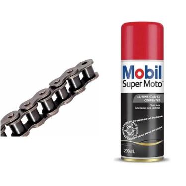 Imagem de Óleo Lubrificante Corrente Mobil Spray Chain Lub 200 Ml Moto Cg Titan