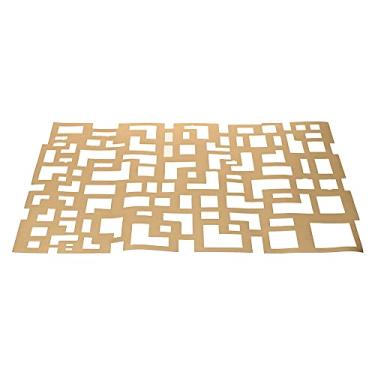 Imagem de Mimo Style Geometric Lugar Americano, Dourado, 45 x 30 cm