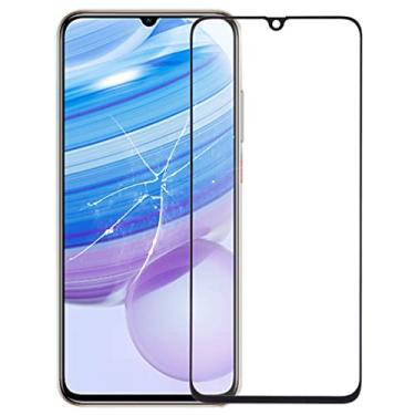 Imagem de HUANGYUNCHAO Acessórios telefônicos Lente de vidro externo da tela frontal com OCA opticamente claro adesivo para xiaomi redmi 10x 5g Substituição do telefone celular