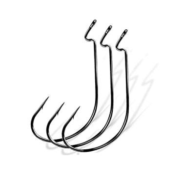 Imagem de Anzóis de pesca 20 PCs pescando ganchos de atração macia Acessórios de pesca (Size : 13#)