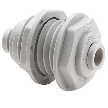 Imagem de Parker A8BU8-MG-pk10 Encaixe de pressão para conectar todo o plástico compatível com FDA, vedação verdadeira, tubo a tubo, anteparo de empurrar para ligar, acetal, 1,27 cm (pacote com 10)