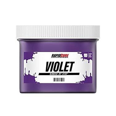 Imagem de Tinta plastisol violeta de cura rápida para impressão de tela tinta de cura rápida em baixa temperatura por tela de impressão direta (1 litro - 946 ml)