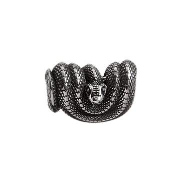 Imagem de Pingente de colar Python de aço inoxidável, pingente de chaveiro de cobra de personalidade gótica, acessórios de extrator de zíper de roupas, Aço inoxidável, aço inoxidável