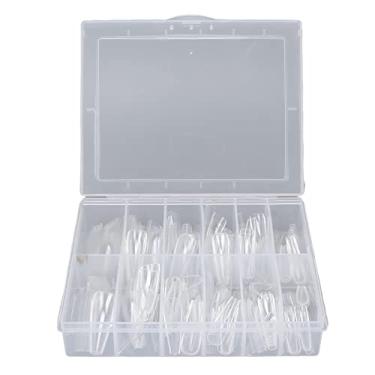 Imagem de Nail Tips,240pcs Artificial Ultra Thin Nail Tips Transparent False Nail Extension Tips Clear Nail Tips Artificial False Nails Fake Nail Tips