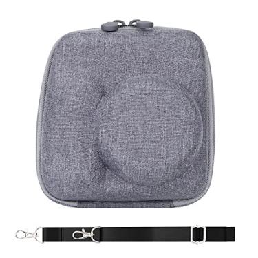 Imagem de Aenllosi Estojo rígido de substituição para câmera instantânea Fujifilm Instax Mini 12/11, capa protetora compatível com câmera Instax Mini 12/11 (argila branca)