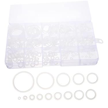 Imagem de Veemoon 1 Conjunto Anel-o Arruelas De Silicone Kit De Furos Ilhós De Silicone O Anéis Ilhós De Reparação De Hardware Junta De Mangueira De Água Ar Livre Kit De Reparação Gel De Sílica