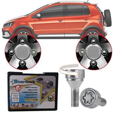 Imagem de Trava Antifurto Anti Roubo de Roda Parafuso Porca Farad Starlock Volkswagen CrossFox 2005 à 2018 Com Mais de 10.000 Segredos ZA/E