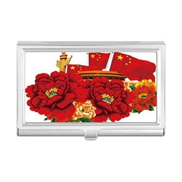 Imagem de Tiananmen Carteira de bolso com bandeira vermelha de cinco estrelas