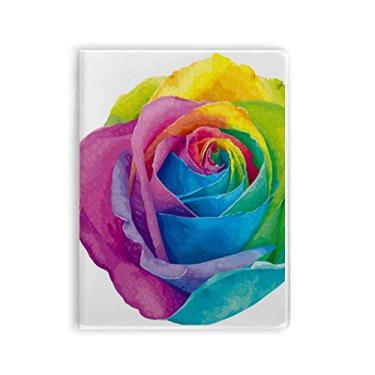 Imagem de Caderno de flores lésbicas gay arco-íris LGBT capa diária capa macia