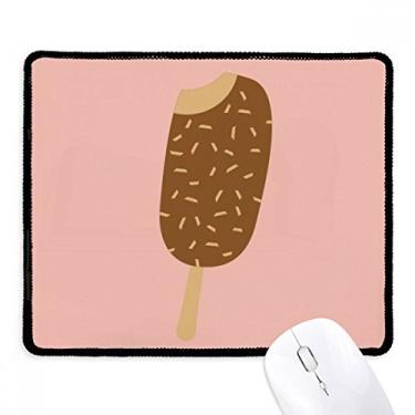 Imagem de Mousepad crocante chocolate doce sorvete borda costurada tapete de borracha para jogos
