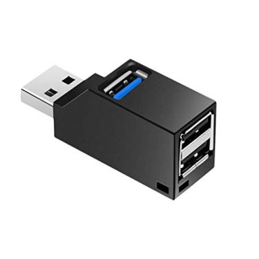 Imagem de Hub USB 3.0 da ULTECHVO com 3 portas, mini desconcentrador portátil, hub de extensão USB direto