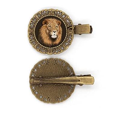Imagem de Grampo de cabelo de leão da África para presente Art Deco Fashion grampo de cabelo