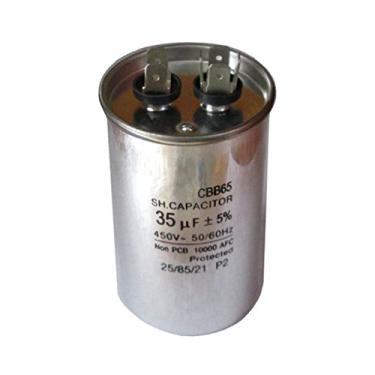 Imagem de menolana 35UF 450V 50/60 Hz Universal Motor Start/Motor Run Capacitor WaterProof
