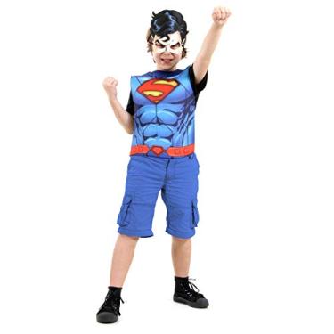 Imagem de Fantasia Infantil - Peitoral Super Homem - Tamanho Único (3 a 6 anos) - 72111 - Sulamericana