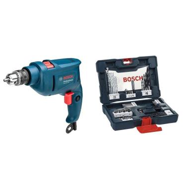 Imagem de Furadeira De Impacto Bosch GSB 450 450W + Kit Pontas E Brocas