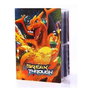 Álbum Pasta tipo Fichário compatível com Card Pokémon - Charizard