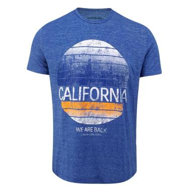Imagem de Camiseta Calvin Klein We Are Back California Azul Mescla-Masculino