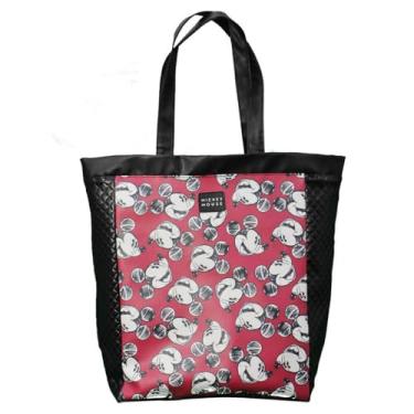 Imagem de Mickey Mouse Bolsa De Shopping Preta Multiuso Oficial Disney Cor:Preto