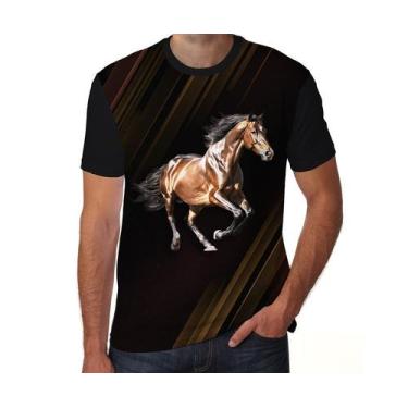Imagem de Camiseta Cavalo De Raça Ref 9625 Estampa Total - Tritop Camisetas