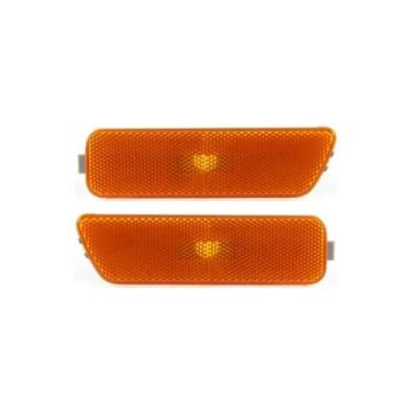 Imagem de Para Volkswagen Jetta/Golf/GTI/Cabrio Unidade de montagem de luz lateral 1999 00 01 02 03 04 2005 lado do motorista e do passageiro | Par | VW2550104 | VW2551104 | 1J0 945 071 B