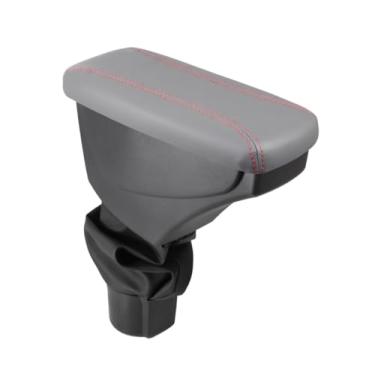 Imagem de Apoio de Braço Compatível com Duster/Oroch courvin cinza cost. vermelha (Exceto Outdoor)