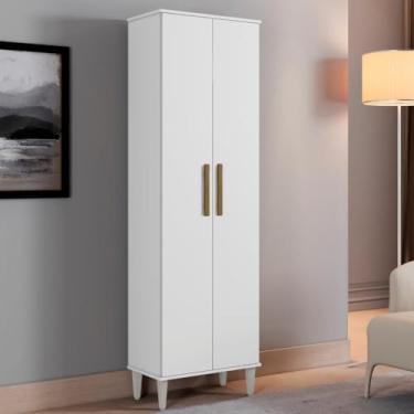 Imagem de Armário Multiuso 2 Portas 5 Prateleiras Goiânia Branco