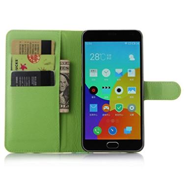 Imagem de MEIZU M2 Note Case – Capa carteira de couro PU Manyip para MEIZU M2 Note, capa de proteção de telefone estilo empresarial, capa com [compartimentos para dinheiro e cartão]