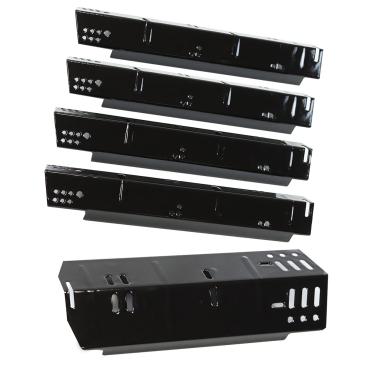 Imagem de Gcostar Substituição da placa térmica da grelha para grelhas Dyna-Glo 5 queimadores DGH474CRP DGH485CRP DGH483CRP, Dyna-Glo 4 queimadores DGH450CRP, placa térmica de aço de porcelana para Revoace