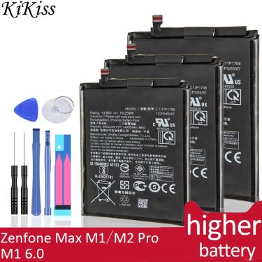 Imagem de Bateria do telefone móvel para asus zenfone max  m1  m2 pro  6 0  zb602kl  x00tdb  x00tde  zb555kl