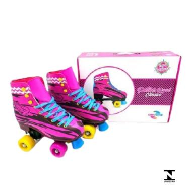 Imagem de Patins Quad Clássico Rosa - Unitoys